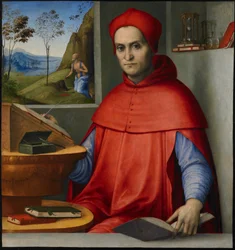 Portret van een kardinaal in zijn studeerkamer, c.1510-20